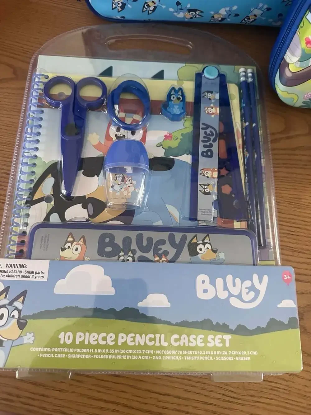 Bluey Kids 16-Inch Backpack and Stationery Set